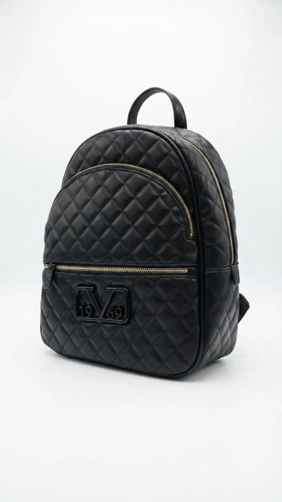 Dámsky čierny ruksak Sara 19V69 Italia BY VERSACE 1969 ABBIGLIAMENTO SPORT