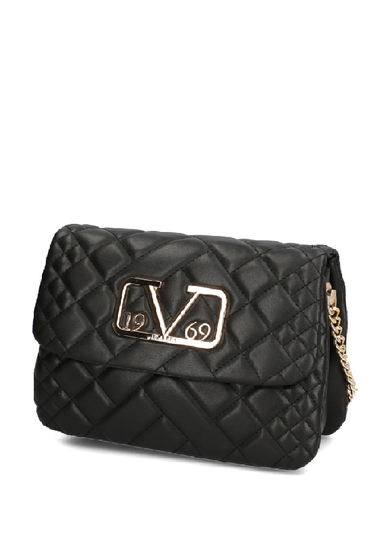 Čierna kabelka Viola Black / Gold 19V69 Italia 