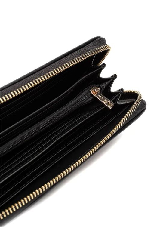 Dámska čierna peňaženka Pilar Black - Gold 19V69 Italia